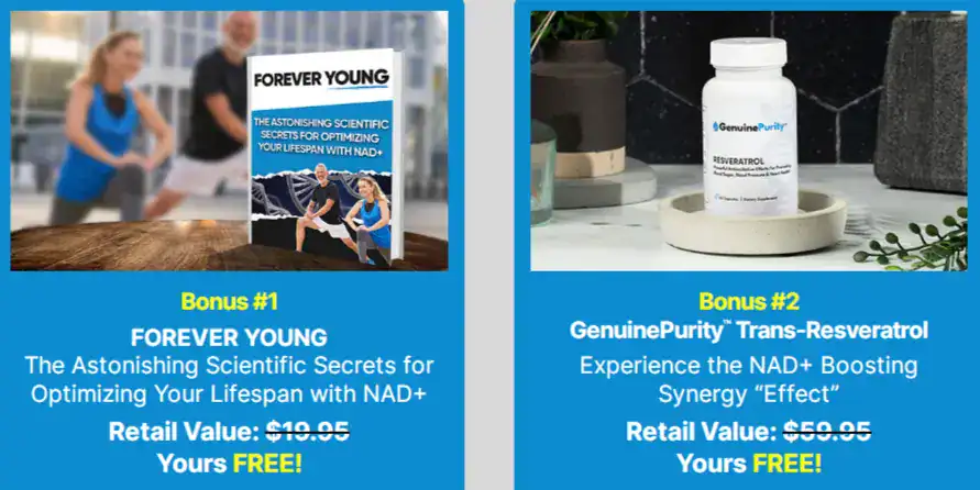 Genuine-Purity NMN free bonuses